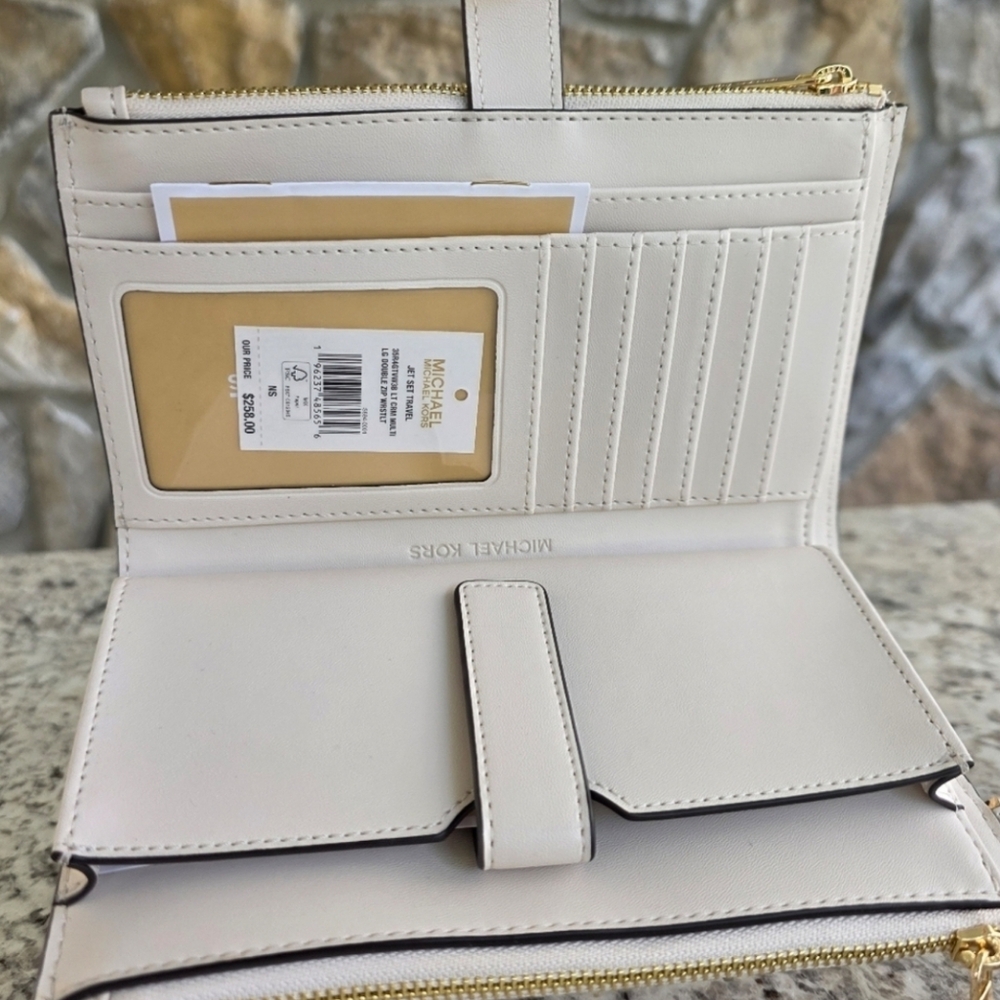 Michael Kors Jet Set Double Zip Wristlet - Picture 3 of 6